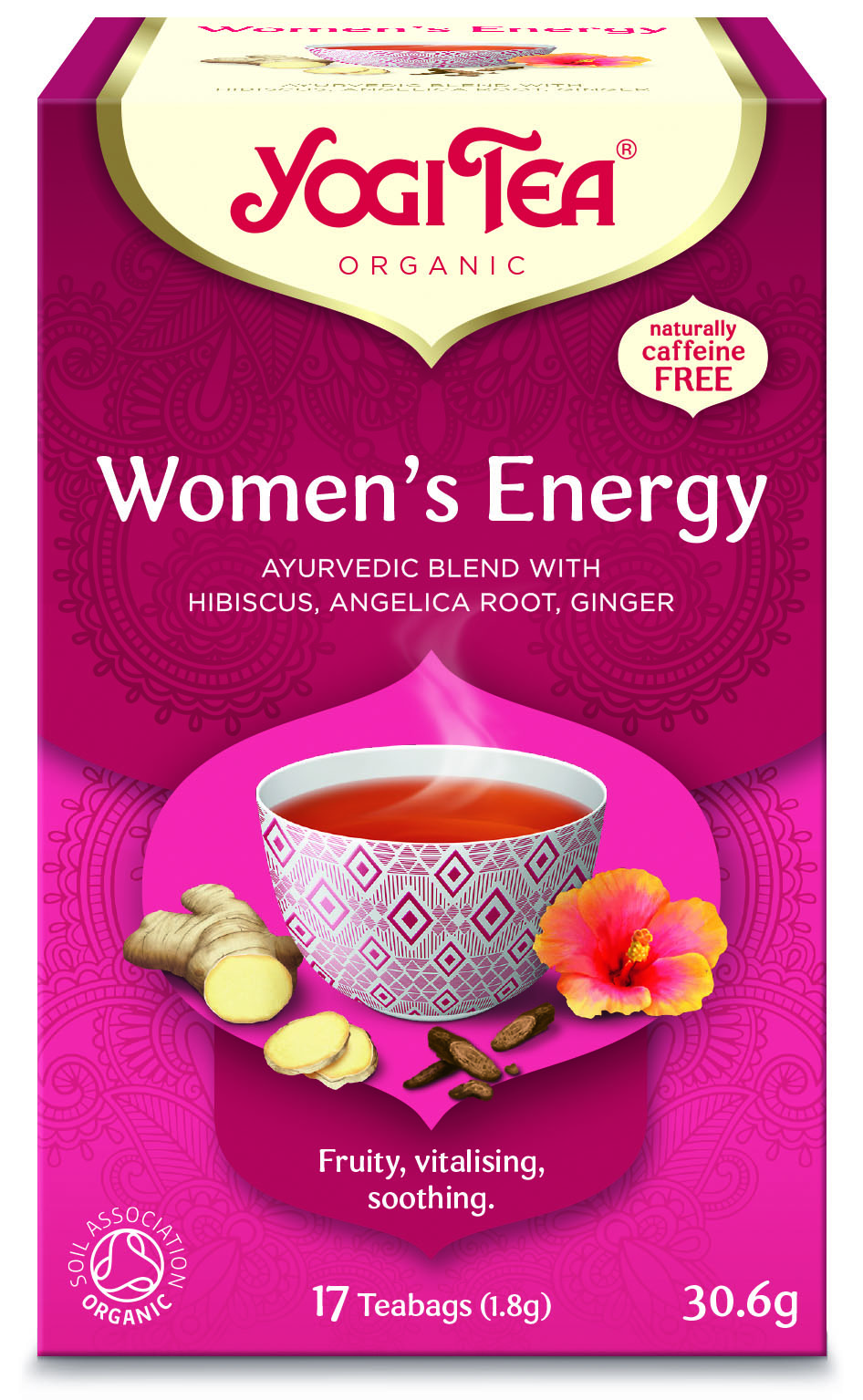 Yogi Tea Βιολογικό Τσάι Women's Energy 17 Φακελάκια